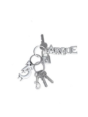 Vintage Metal Logo Keychain - product image 1