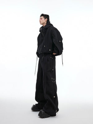 Deconstructed Drawstring Hoodie - product image 5