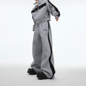 Relaxed Studded Zip Hoodie - product image 5