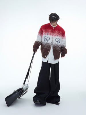 Snake Motif Color-Block Sweater - product image 5