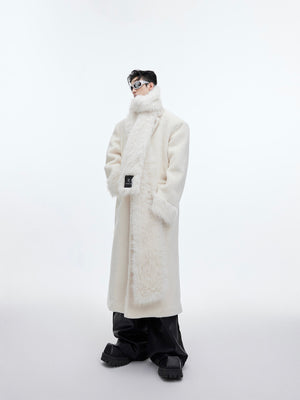 Longline Cocoon Patchwork Coat - product image 5