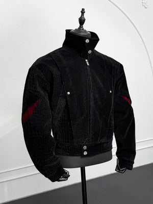 Textured Contrast Short Jacket - product image 4