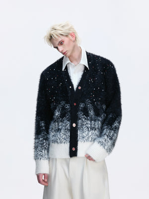 Gradient Wool-Blend Knit Cardigan - product image 3