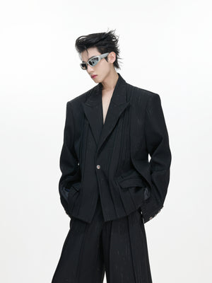 Black Deconstructed Suit Set - product image 4