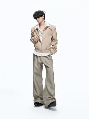 Faux-Layer Cropped Boxy Jacket - product image 3