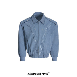 Washed Canvas Flame Rivet Jacket - product image 5