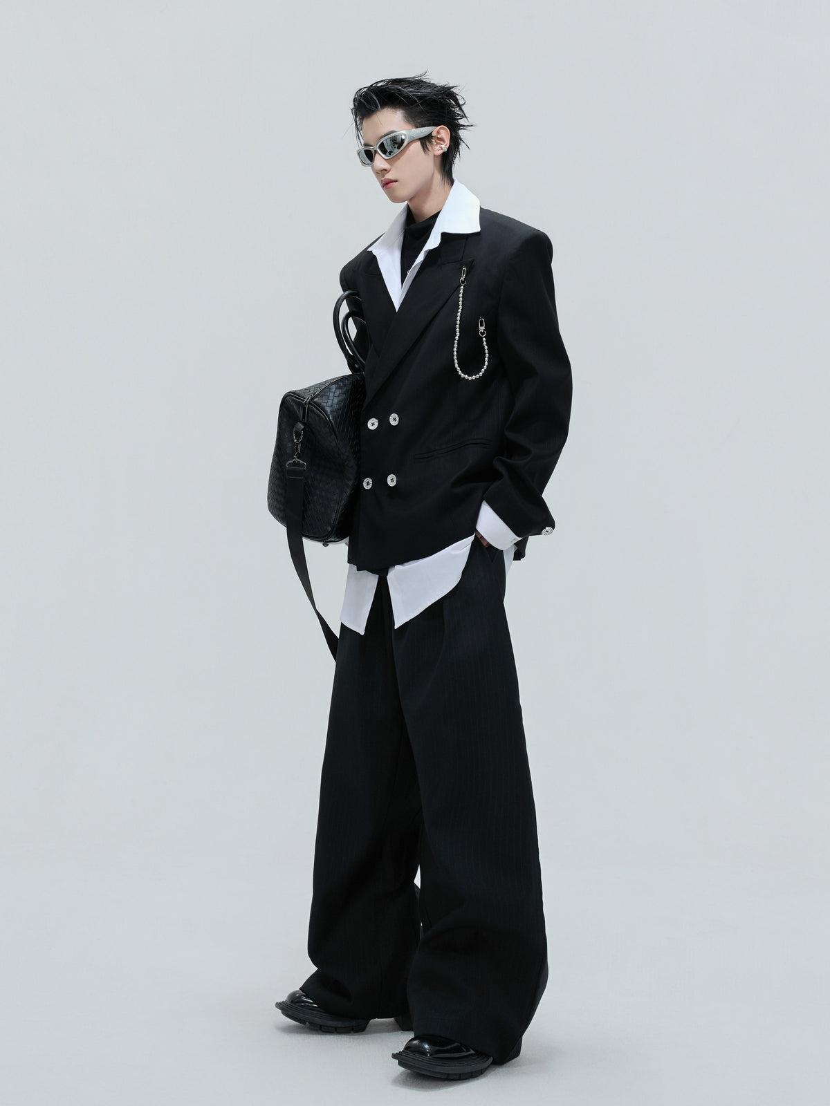 Relaxed Cotton Notch-Lapel Suit Set - product image 2