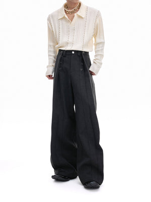 Deconstructed Pleated Trousers - product image 1