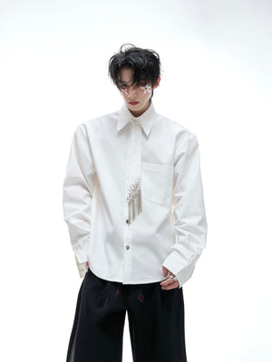 Tie-Panel Structured Shirt - product image 3