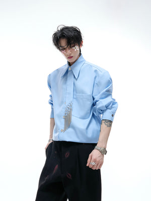 Tie-Panel Structured Shirt - product image 2