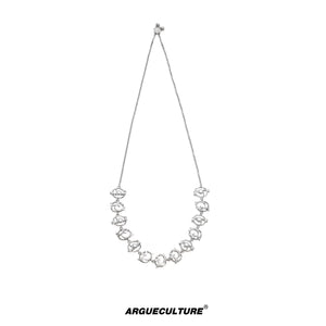 Adjustable Layered Zircon Collarbone Necklace - product image 5