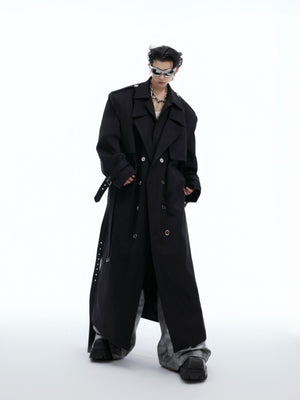 Deconstructed Double-Breasted Trench Coat - product image 4