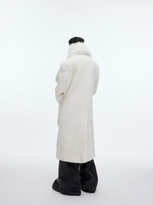 Longline Cocoon Patchwork Coat - product image 4