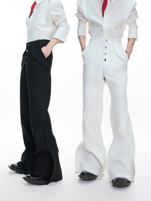 Deconstructed Paneled Bootcut Pants - product image 5