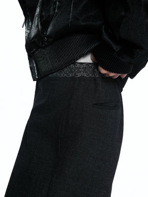 Jacquard Micro-Flare Trousers - product image 5