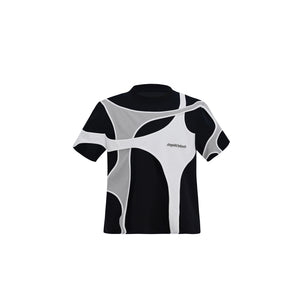 Deconstructed Layered Shoulder-Pad Tee - product image 5