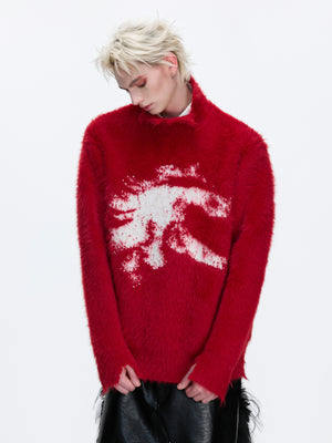 Deconstructed Wool-Blend Mock-Neck Knit - product image 2