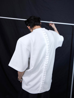 Deconstructed Metal Accent Oversized T-Shirt - product image 2