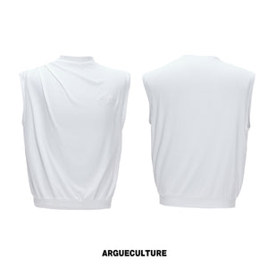 Modal Cotton Sleeveless Embroidered Tee - product image 5