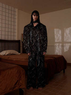 Deconstructed Long-Sleeve Pajama Set - product image 5