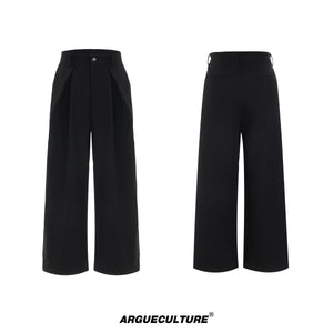 Embroidered Pleated Wide-Leg Trousers - product image 5