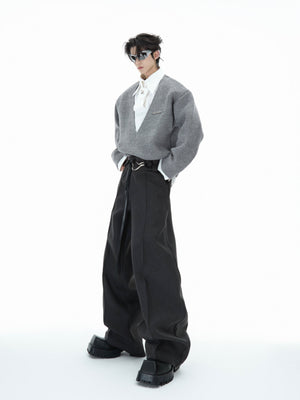 Deconstructed Tie Shirt Sweater - product image 5