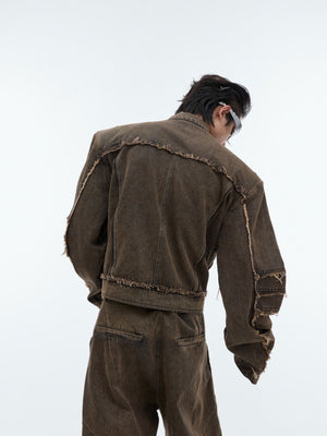 Deconstructed Washed Denim Set - product image 4