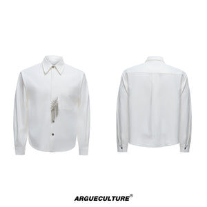 Tie-Panel Structured Shirt - product image 5