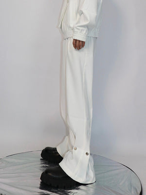 Relaxed Cotton-Modal Straight-Leg Trousers - product image 1