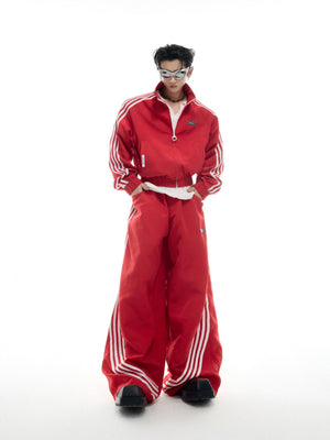 Retro Stand-Collar Trackwear - product image 1