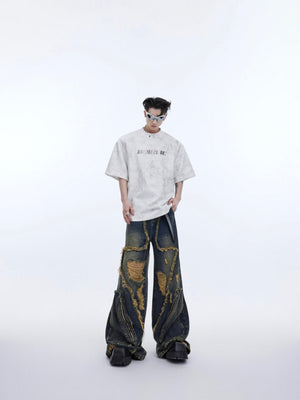 Metal Logo Shoulder-Pad T-Shirt - product image 4