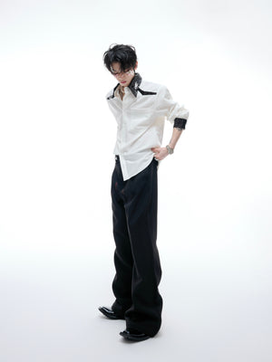 Contrast Sequin Drape Shirt - product image 5