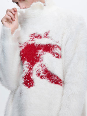 Deconstructed Wool-Blend Mock-Neck Knit - product image 3