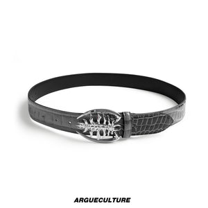 Metal Spine Buckle Cowhide Belt - product image 5