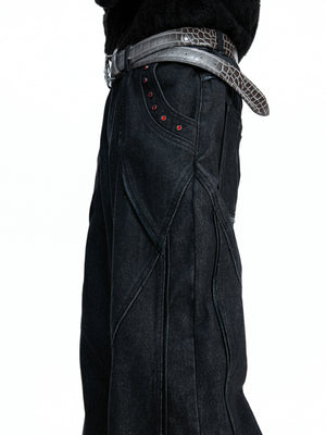 Washed Black Wide-Leg Jeans - product image 3