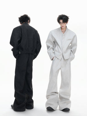 Cotton-Wool Cropped Jacket - product image 5
