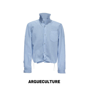 Cropped Check Seersucker Shirt - product image 5