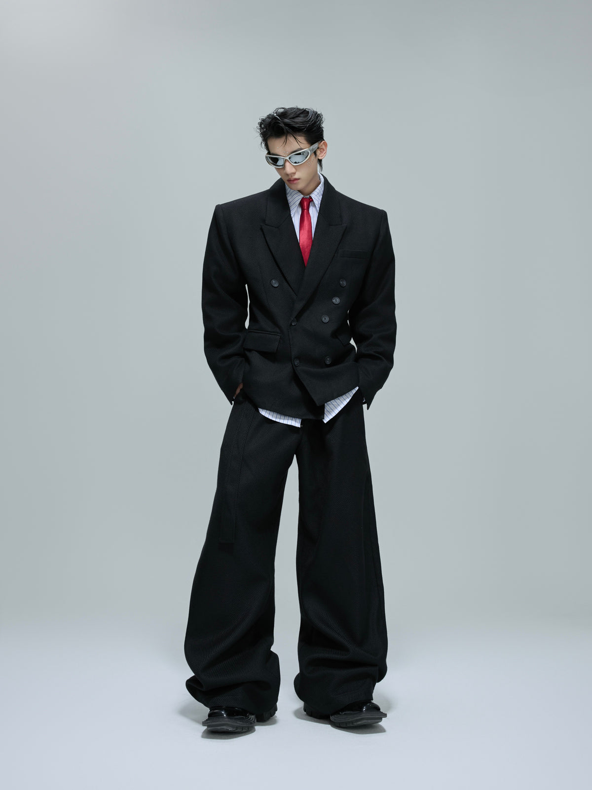 Relaxed Double-Breasted Suit Separates - product image 1