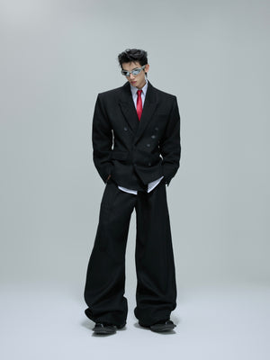 Relaxed Double-Breasted Suit Separates - product image 1