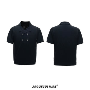 Openwork Embroidered Knit Polo - product image 5