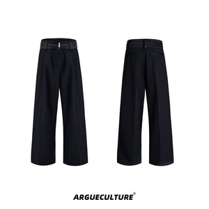 High-Waisted Black Micro-Flare Trousers - product image 5