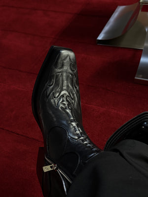 Embossed Spine Chelsea Ankle Boots - product image 2