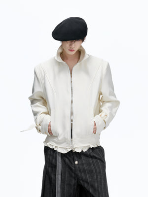 Spine Embroidered Cropped Jacket - product image 3