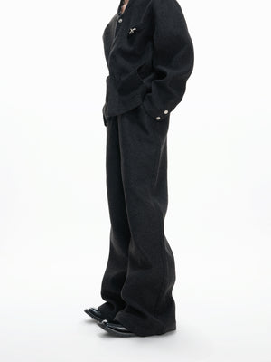 Cotton-Wool Cropped Jacket - product image 4