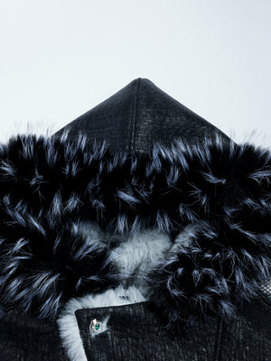 Faux-Fur Panelled Reversible Hooded Jacket - product image 4