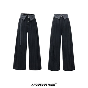 Embroidered Wide-Leg Trousers - variant image 7