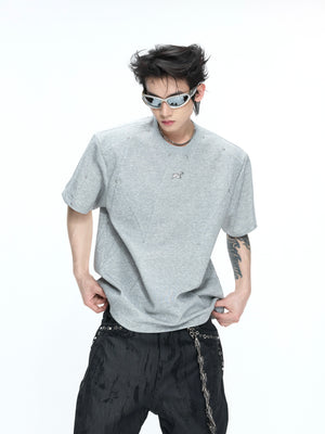 Rivet-Detail Boxy T-Shirt - product image 1