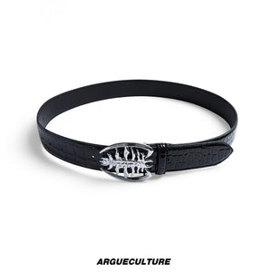 Metal Spine Buckle Cowhide Belt - product image 5