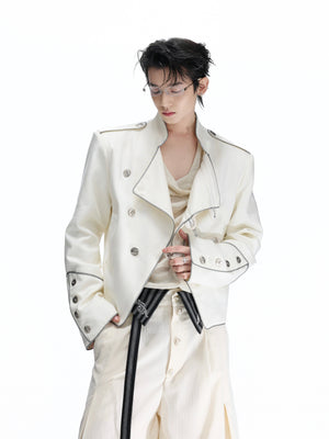 Stand-Collar Asymmetric Zip Jacket - product image 4