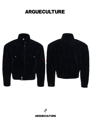 Textured Contrast Short Jacket - product image 3
